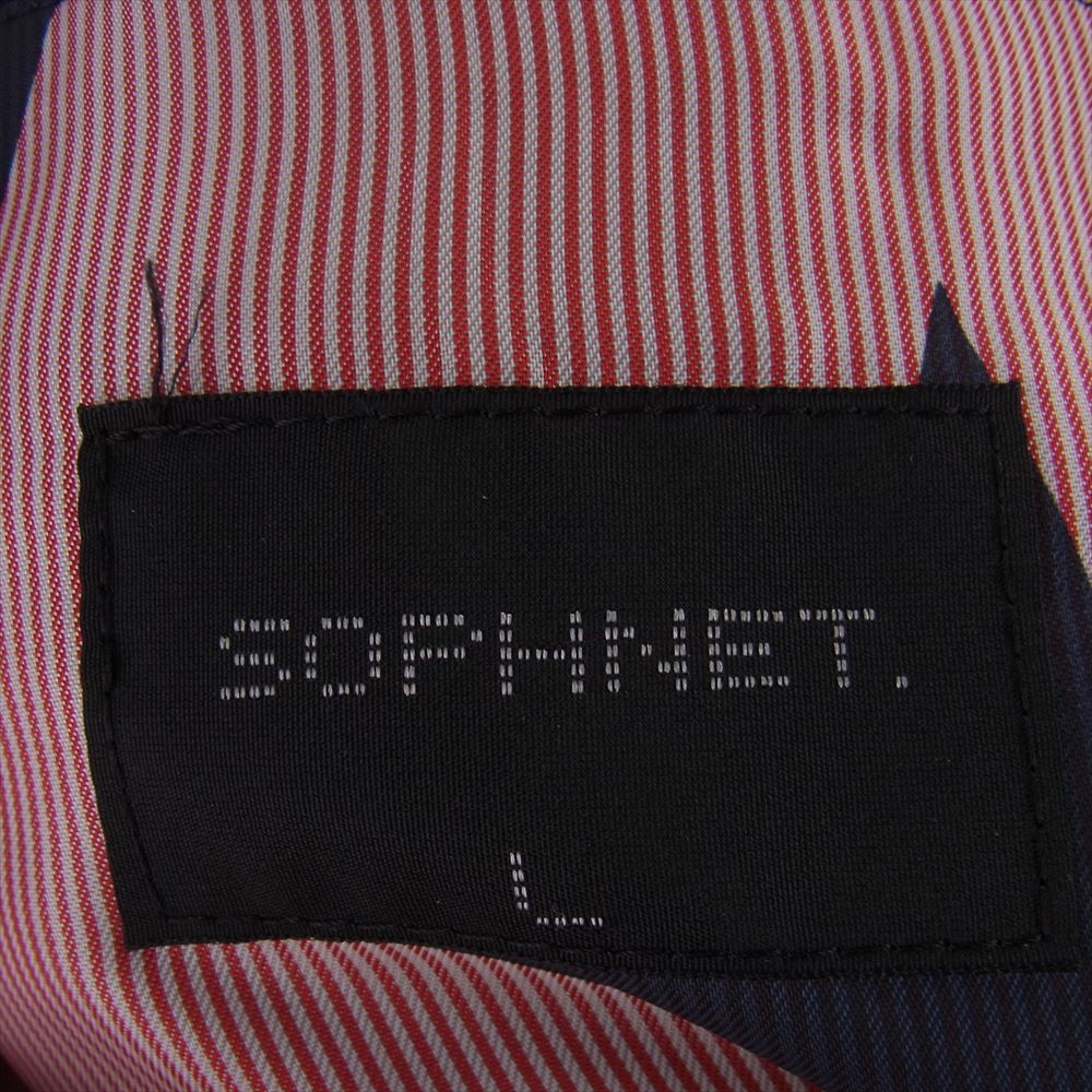 SOPHNET. ソフネット 17AW SOPH-145047 HOODED DOWN BEST フード付き ダウン ベスト ネイビー系 L【中古】