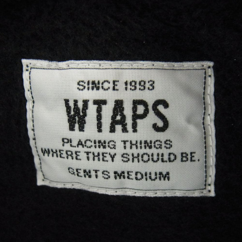 WTAPS ダブルタップス 16AW 162ATDT-CSM08S DESIGN HOODED 03 クロスボーン プルオーバー パーカー フーディー ロゴ ブラック系 M【中古】