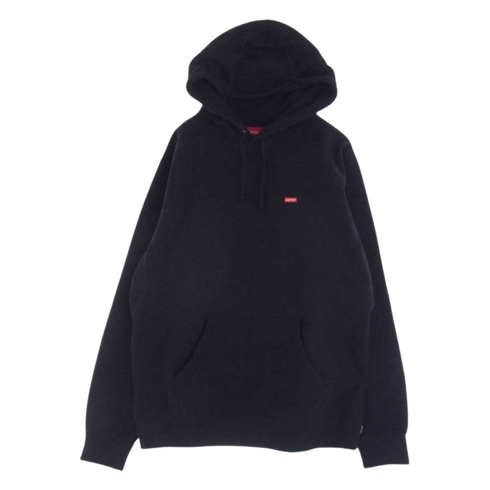 Supreme シュプリーム Small Box Hooded Sweatshirt スモールボックスロゴ パーカー  ブラック系 M【中古】