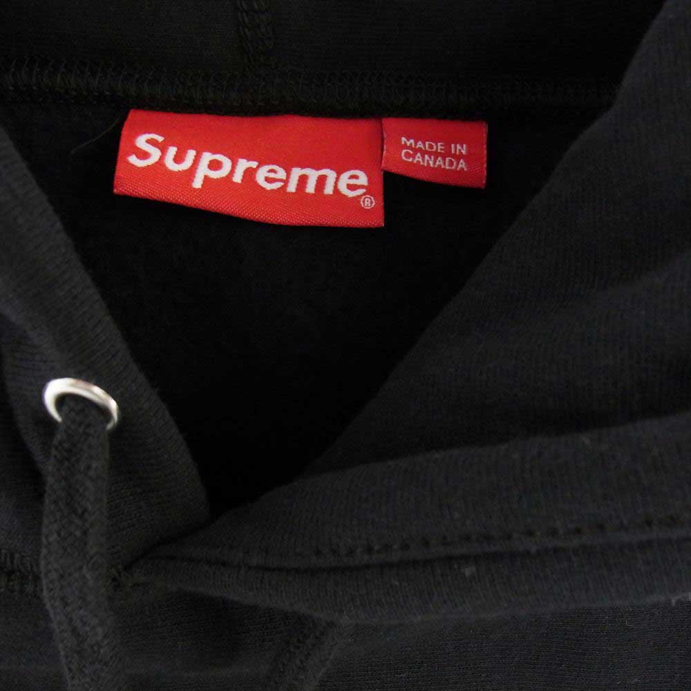 Supreme シュプリーム Small Box Hooded Sweatshirt スモールボックスロゴ パーカー  ブラック系 M【中古】