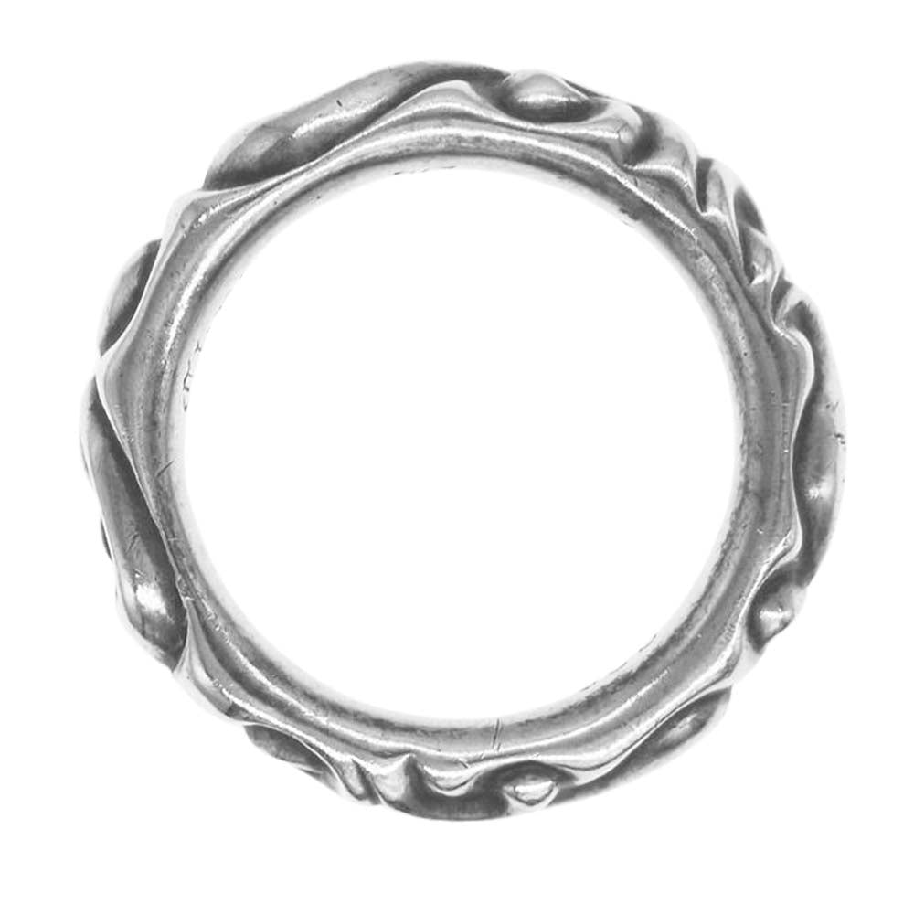 CHROME HEARTS クロムハーツ（原本無） SCRL BAND スクロールバンドリング シルバー系 25号【中古】