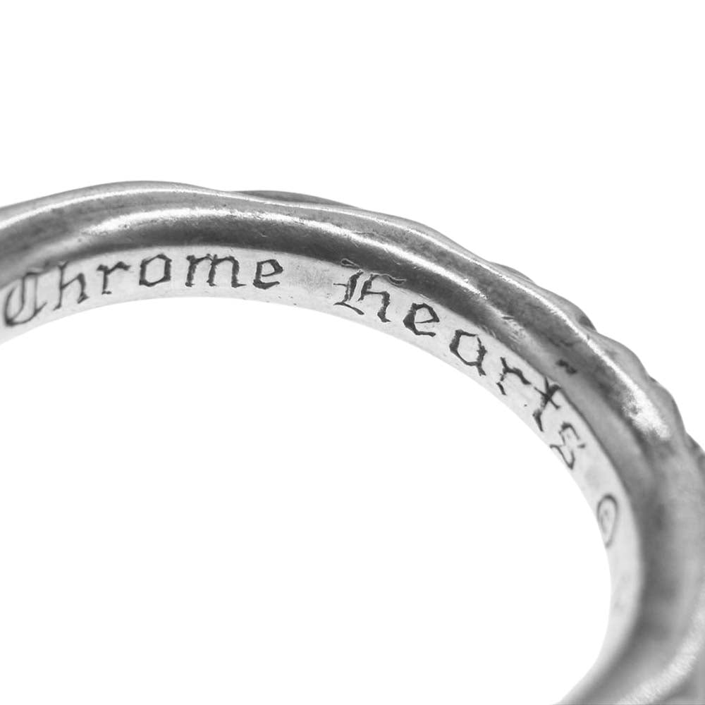 CHROME HEARTS クロムハーツ（原本無） SCRL BAND スクロールバンドリング シルバー系 25号【中古】