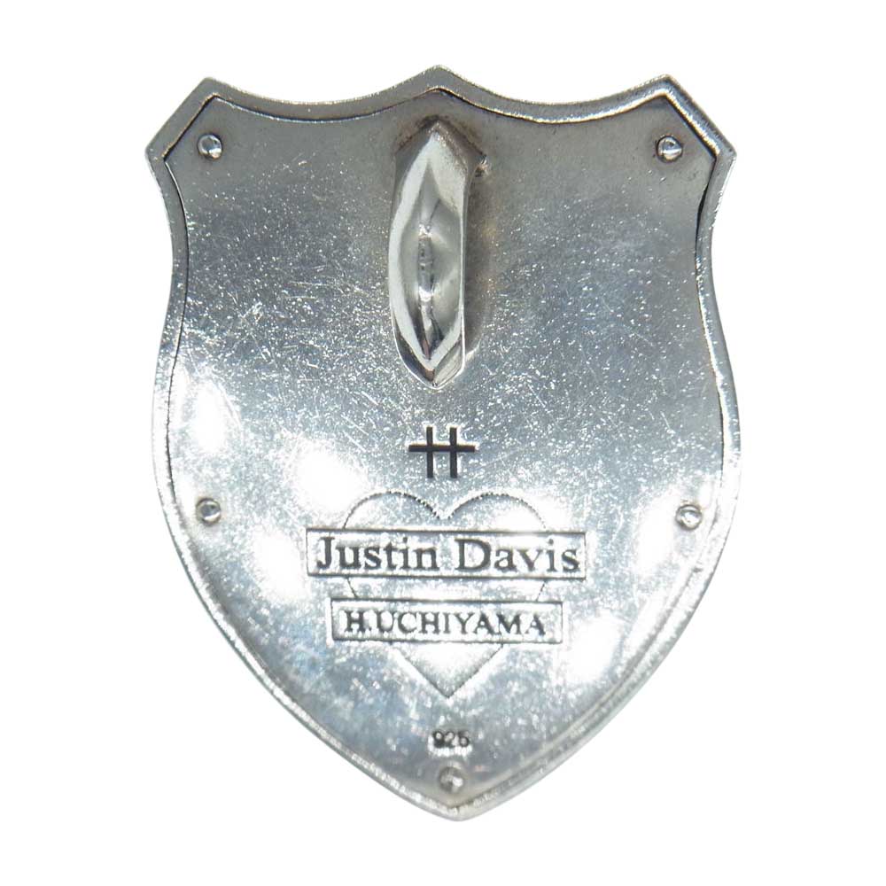Justin Davis ジャスティンデイビス SPJ506 2 SPJ506 TEMPTATION クラウン スカル シールド ペンダントトップ シルバー系【中古】