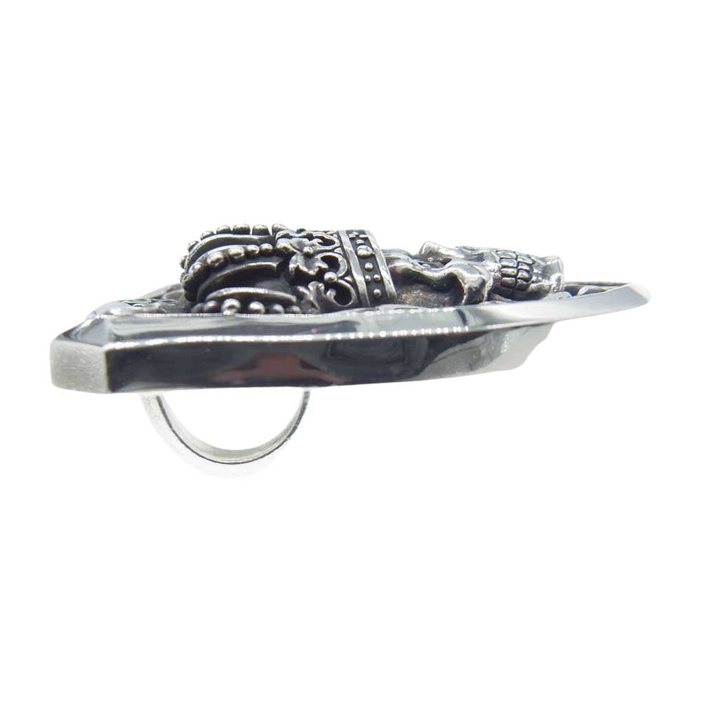 Justin Davis ジャスティンデイビス SPJ506 2 SPJ506 TEMPTATION クラウン スカル シールド ペンダントトップ シルバー系【中古】