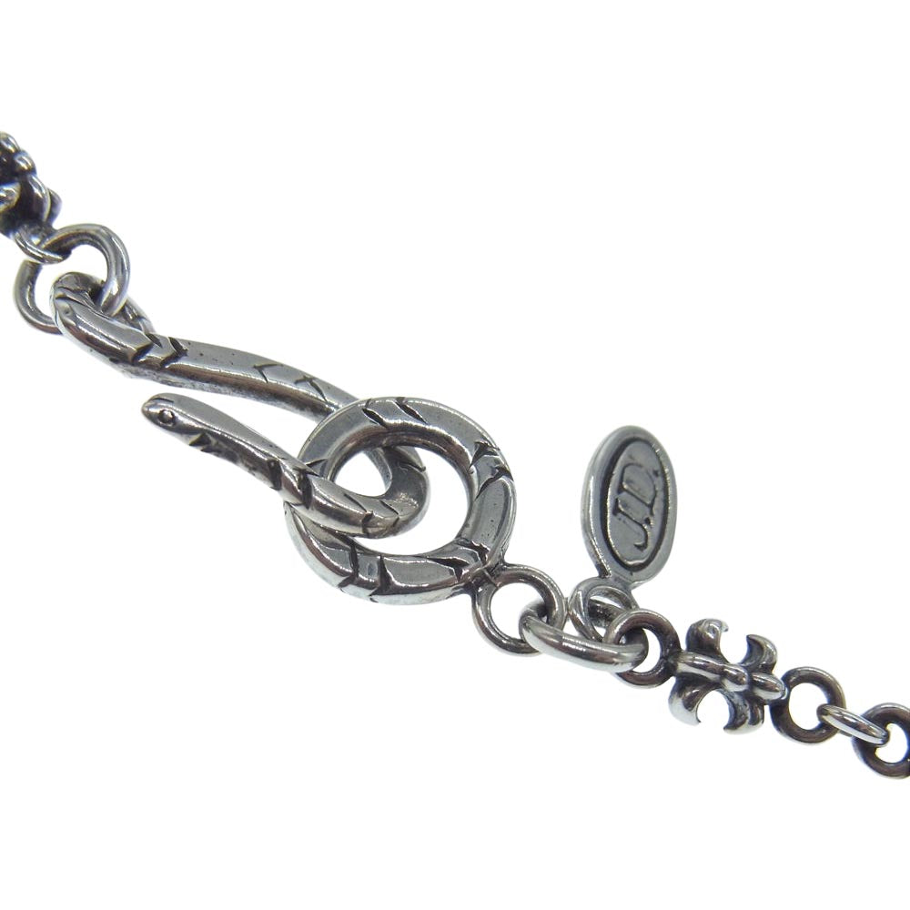 Justin Davis ジャスティンデイビス SNJ102 50 購入証明書付属 箱付属 Tini FDL Chain タイニーFDL チェーン 50cm ネックレス シルバー系【中古】