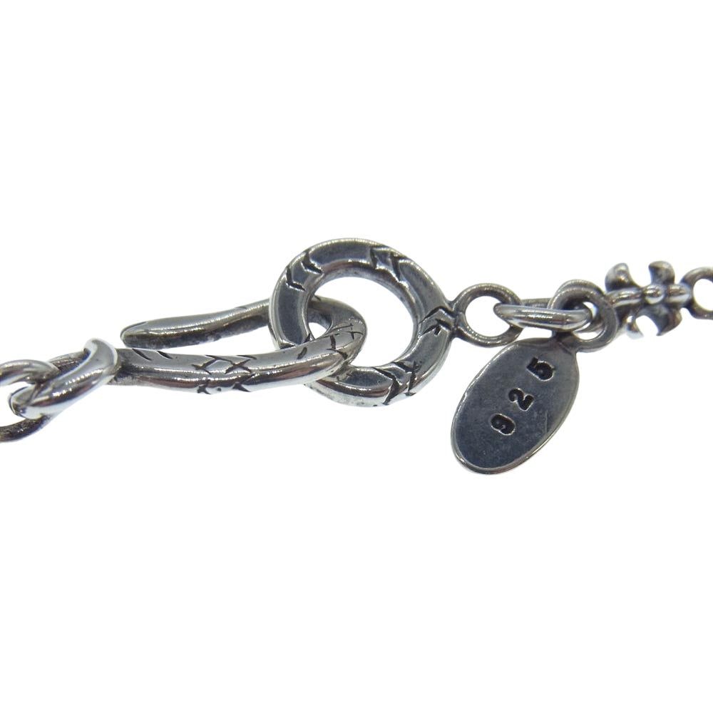 Justin Davis ジャスティンデイビス SNJ102 50 購入証明書付属 箱付属 Tini FDL Chain タイニーFDL チェーン 50cm ネックレス シルバー系【中古】