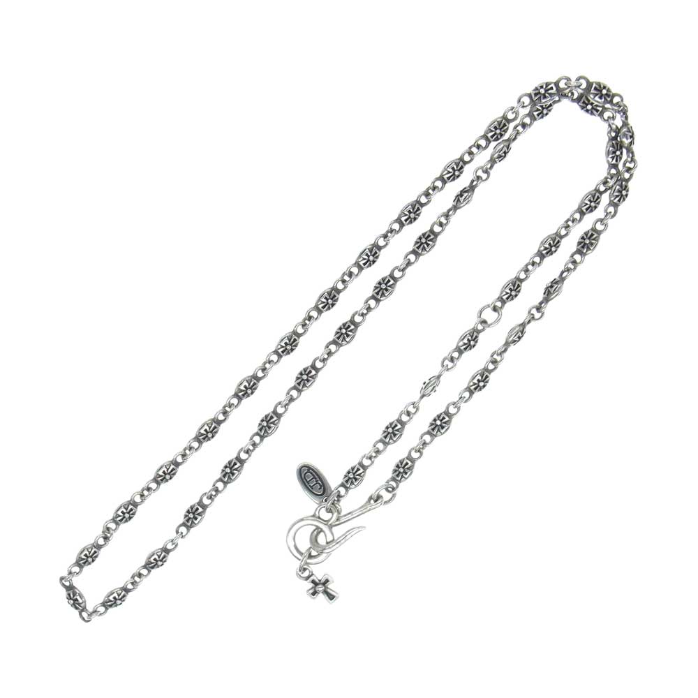 Justin Davis ジャスティンデイビス SNJ125 2 50 購入証明書付属 箱付属 TINY CROSS タイニークロスチェーン 50cm ネックレス シルバー系【中古】