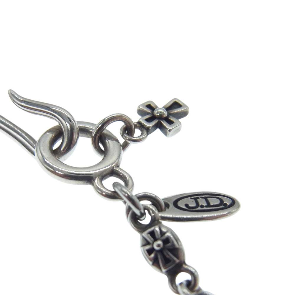 Justin Davis ジャスティンデイビス SNJ125 2 50 購入証明書付属 箱付属 TINY CROSS タイニークロスチェーン 50cm ネックレス シルバー系【中古】