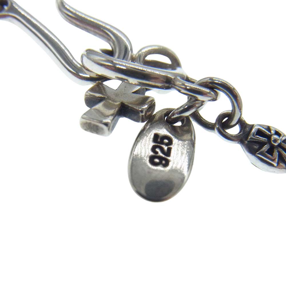 Justin Davis ジャスティンデイビス SNJ125 2 50 購入証明書付属 箱付属 TINY CROSS タイニークロスチェーン 50cm ネックレス シルバー系【中古】