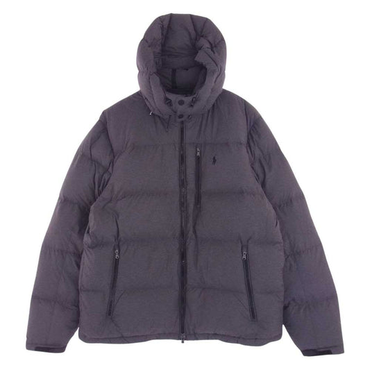 POLO RALPH LAUREN ポロ・ラルフローレン 710731826001 Water-Repellent Down Jacket ダブルジップ ハイロフト ダウンジャケット グレー系 XL【極上美品】【中古】