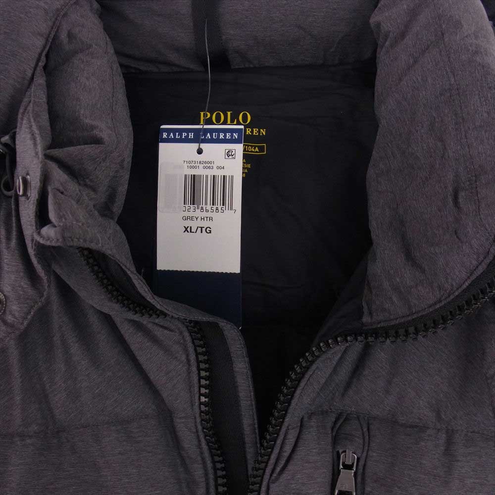 POLO RALPH LAUREN ポロ・ラルフローレン 710731826001 Water-Repellent Down Jacket ダブルジップ ハイロフト ダウンジャケット グレー系 XL【極上美品】【中古】