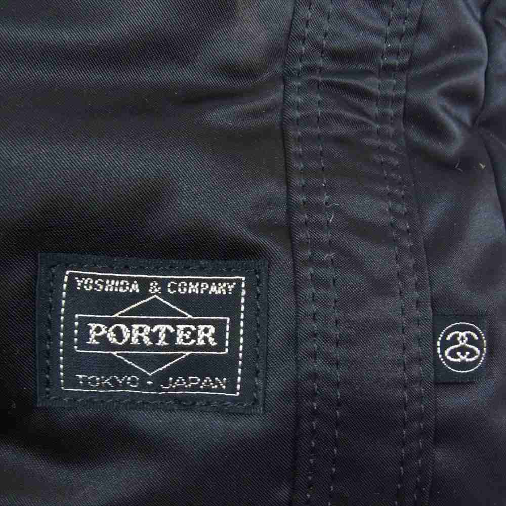 PORTER ポーター × STUSSY ステューシー タンカー リュック バックパック ブラック系【中古】