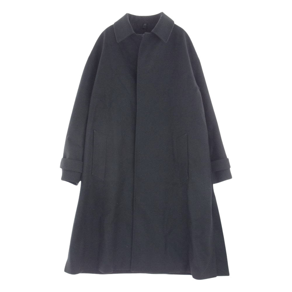 THE RERACS ザリラクス 21AW 21FW-RECT-291 Bal collar coat SUPER140 スーパー140 ウールメルトン バルカラーコート グリーン系 46【中古】