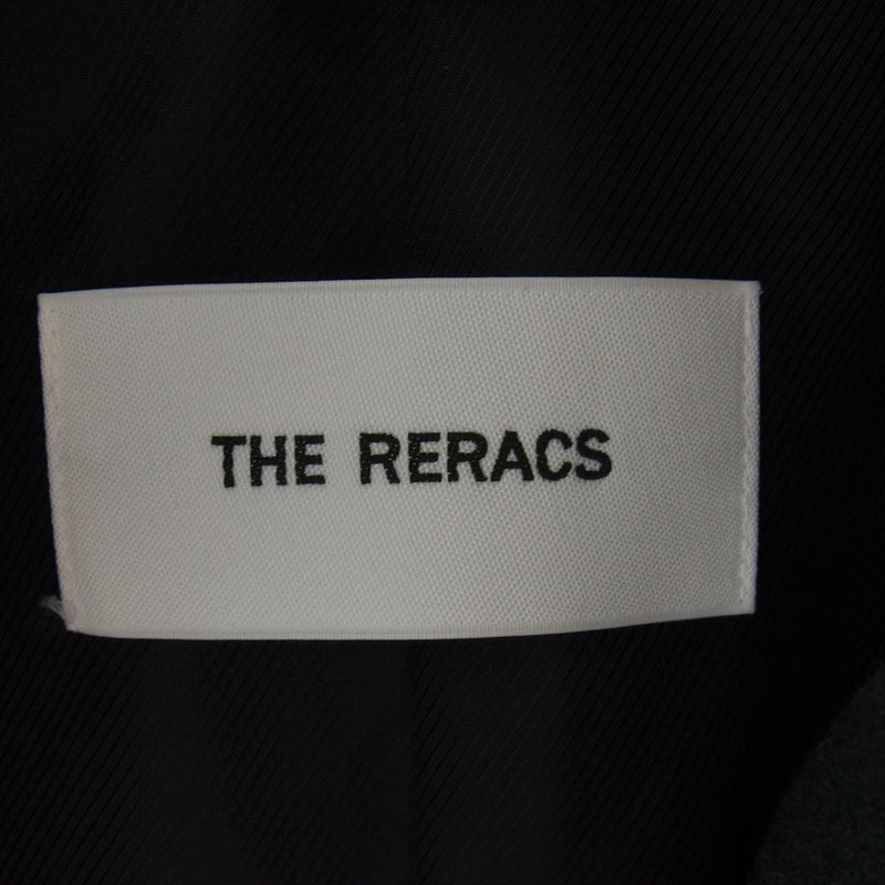 THE RERACS ザリラクス 21AW 21FW-RECT-291 Bal collar coat SUPER140 スーパー140 ウールメルトン バルカラーコート グリーン系 46【中古】