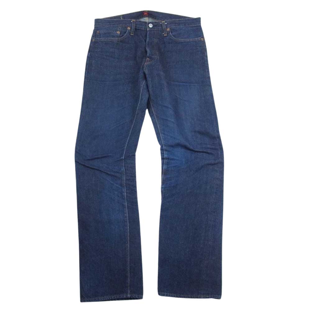 リゾルト 710 ボタンフライ 5ポケット デニム パンツ ジーンズ インディゴブルー系 34【中古】