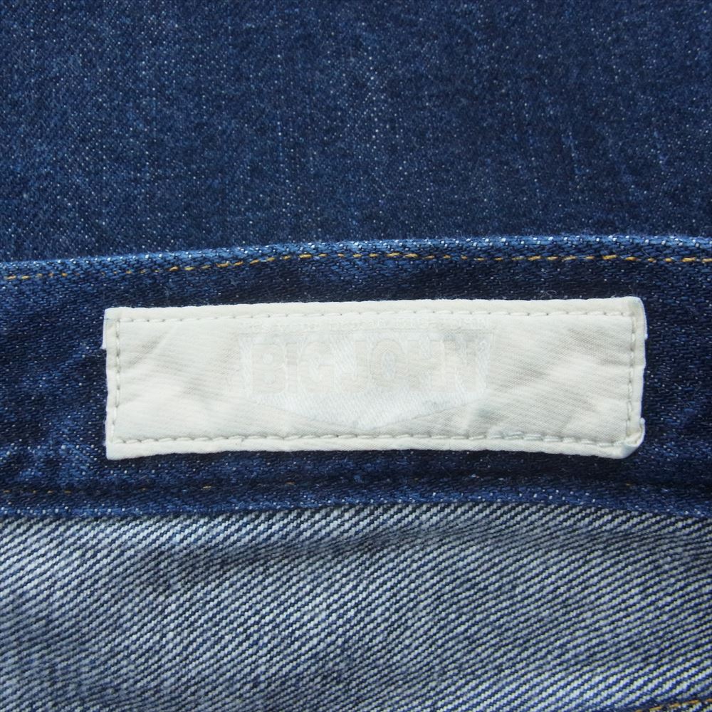 ビッグジョン RARE レア ジーンズ デニム パンツ インディゴブルー系 34【中古】