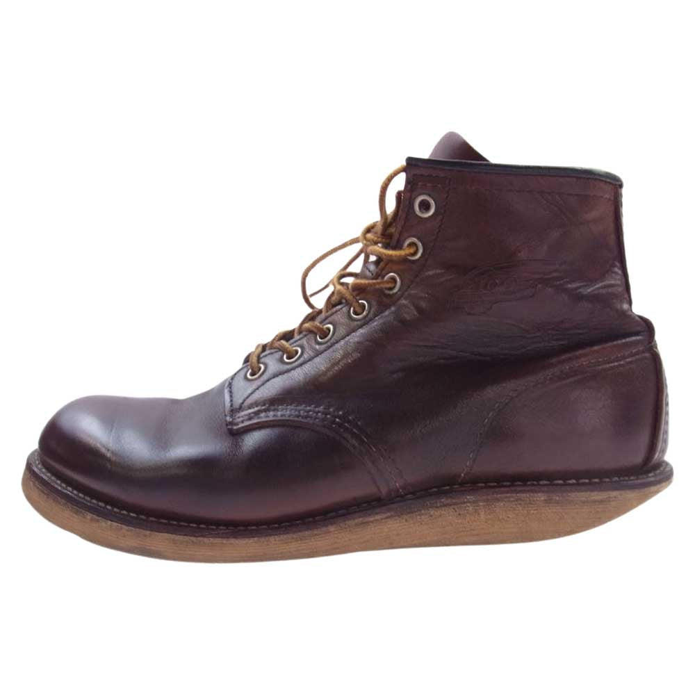 RED WING レッドウィング 8158 100周年モデル ホーウィン クロムエクセル アイリッシュセーター プレーン トゥ ブーツ ブラウン系 US9D【中古】