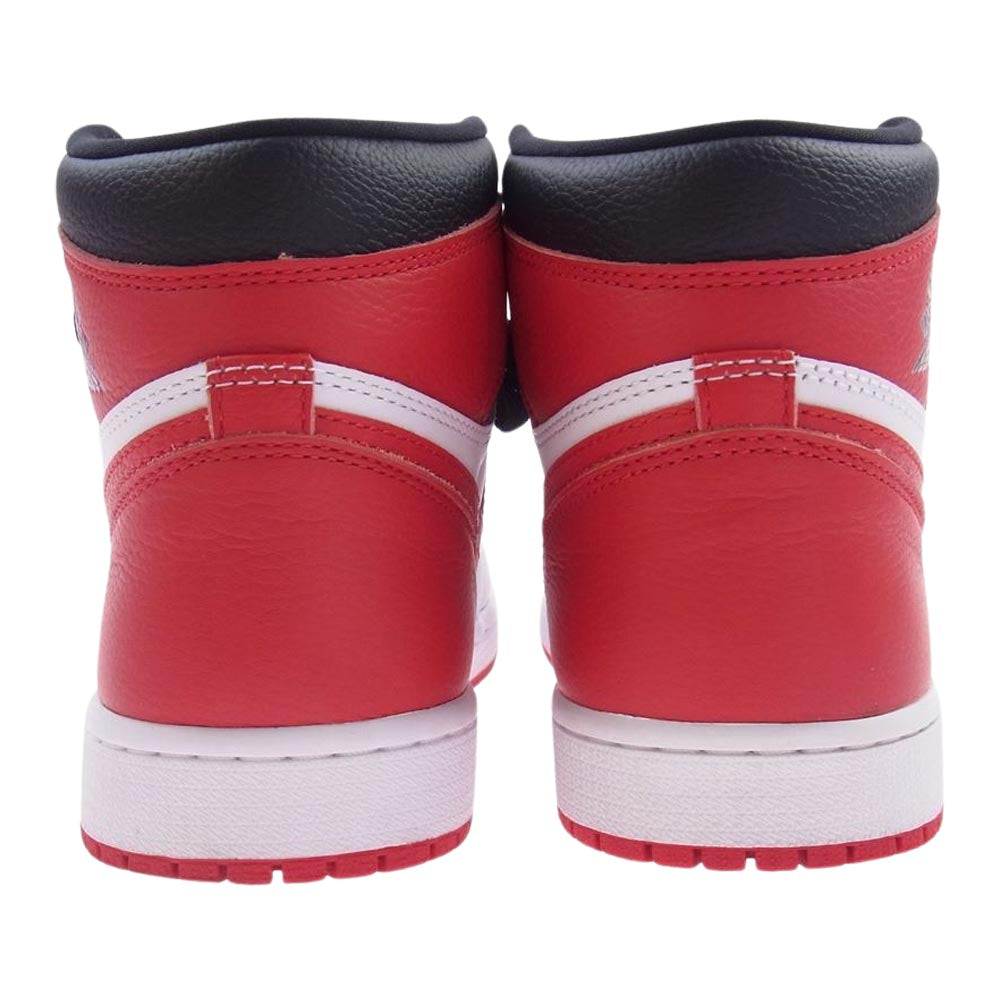 NIKE ナイキ 555088-161 AIR JORDAN 1 AJ1 RETRO HIGH OG HERITAGE エアジョーダン レトロ ヘリテージ ハイカット スニーカー レッド系 ホワイト系 ブラック系 27.０cm【美品】【中古】