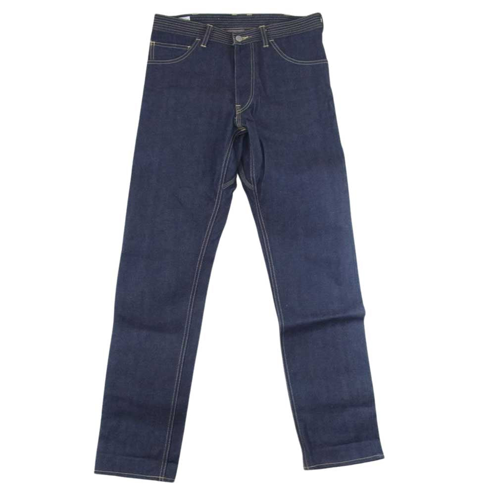 SASAFRAS ササフラス 5ポケット セルビッジ ストレート デニムパンツ インディゴブルー系 S【中古】