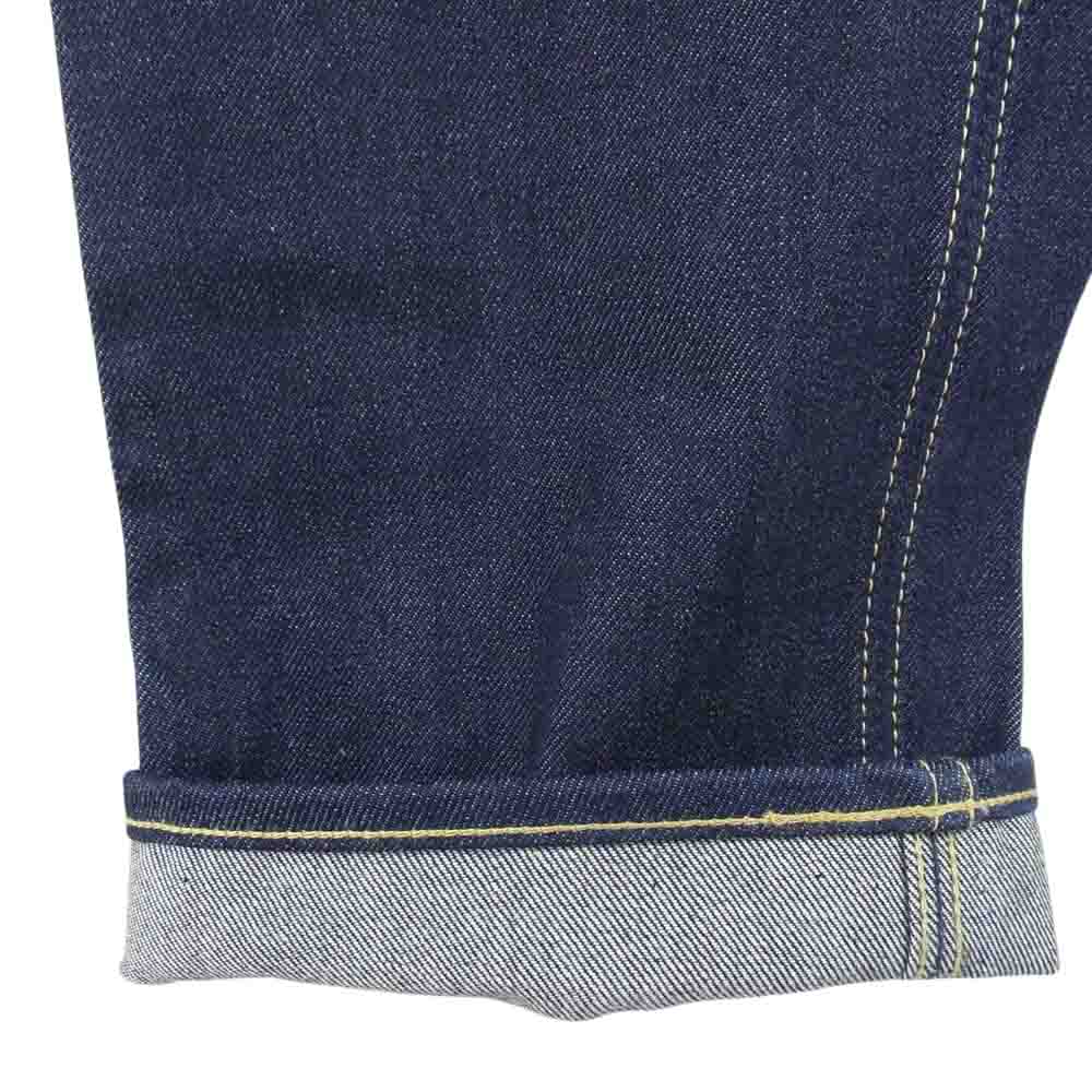 SASAFRAS ササフラス 5ポケット セルビッジ ストレート デニムパンツ インディゴブルー系 S【中古】