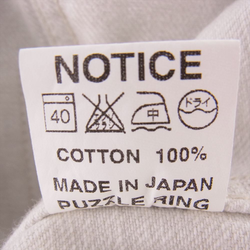 SASAFRAS ササフラス GARDENER JACKET ガーデナー デニム ジャケット ホワイト オフホワイト系 M【中古】