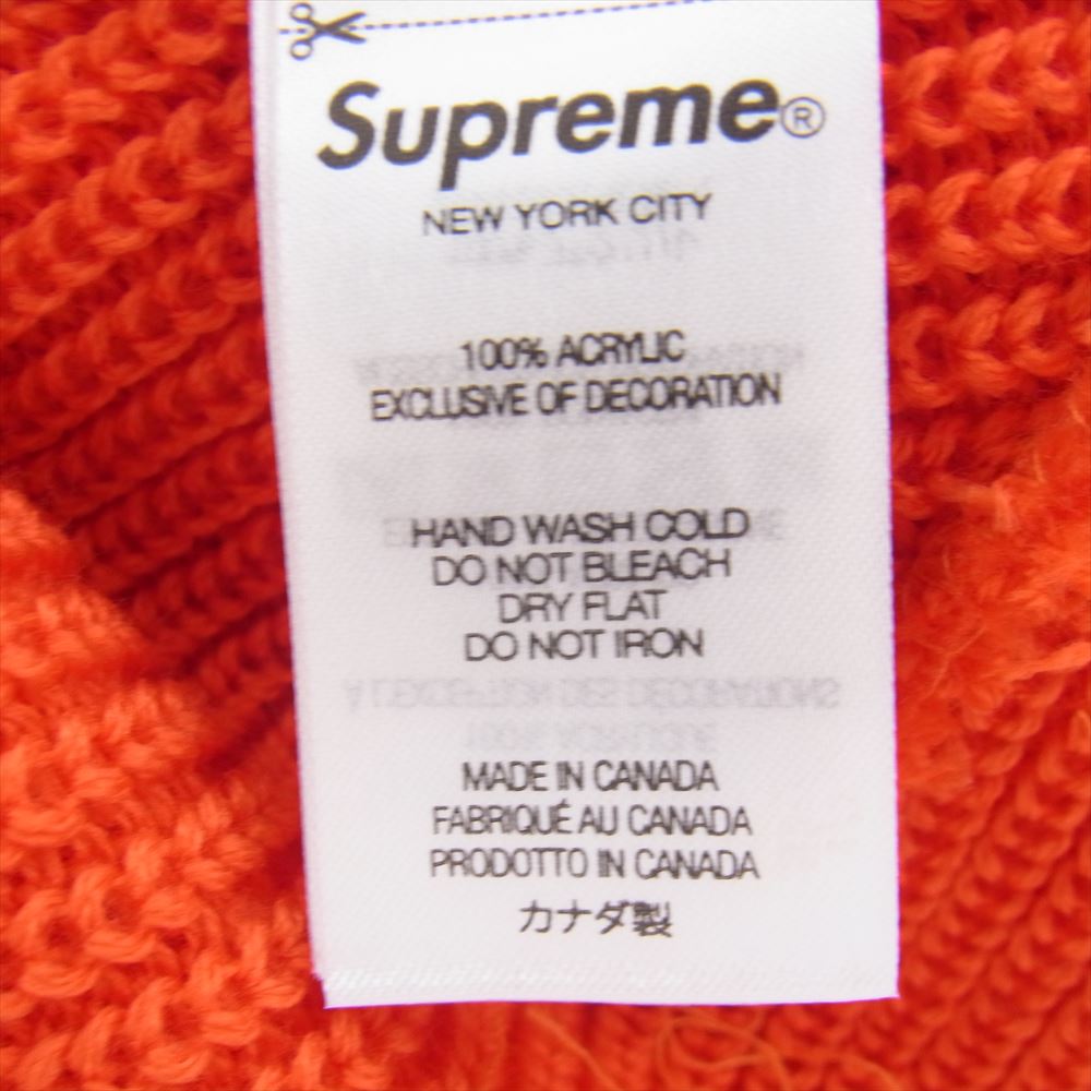 Supreme シュプリーム 23AW Loose Gauge Beanie ルーズ ゲージ ビーニー ニットキャップ オレンジ系【新古品】【未使用】【中古】