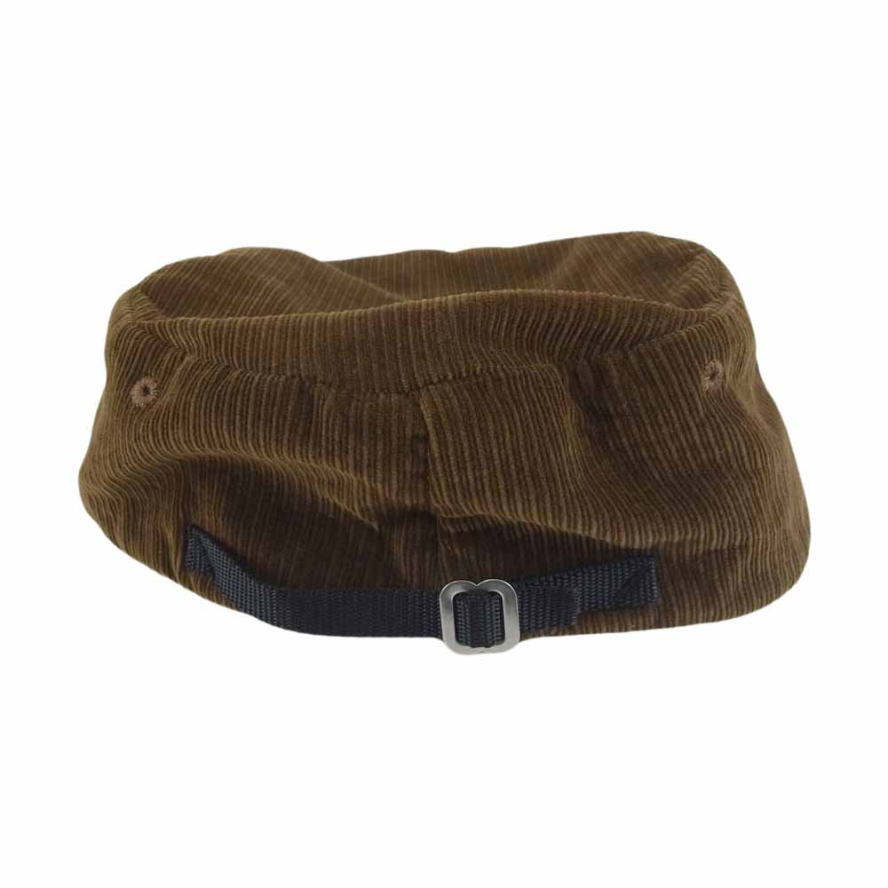 TENDERLOIN テンダーロイン CORDUROY PAINTER CAP コーデュロイ ペインター キャップ 刺繍 帽子 ブラウン系 M【中古】