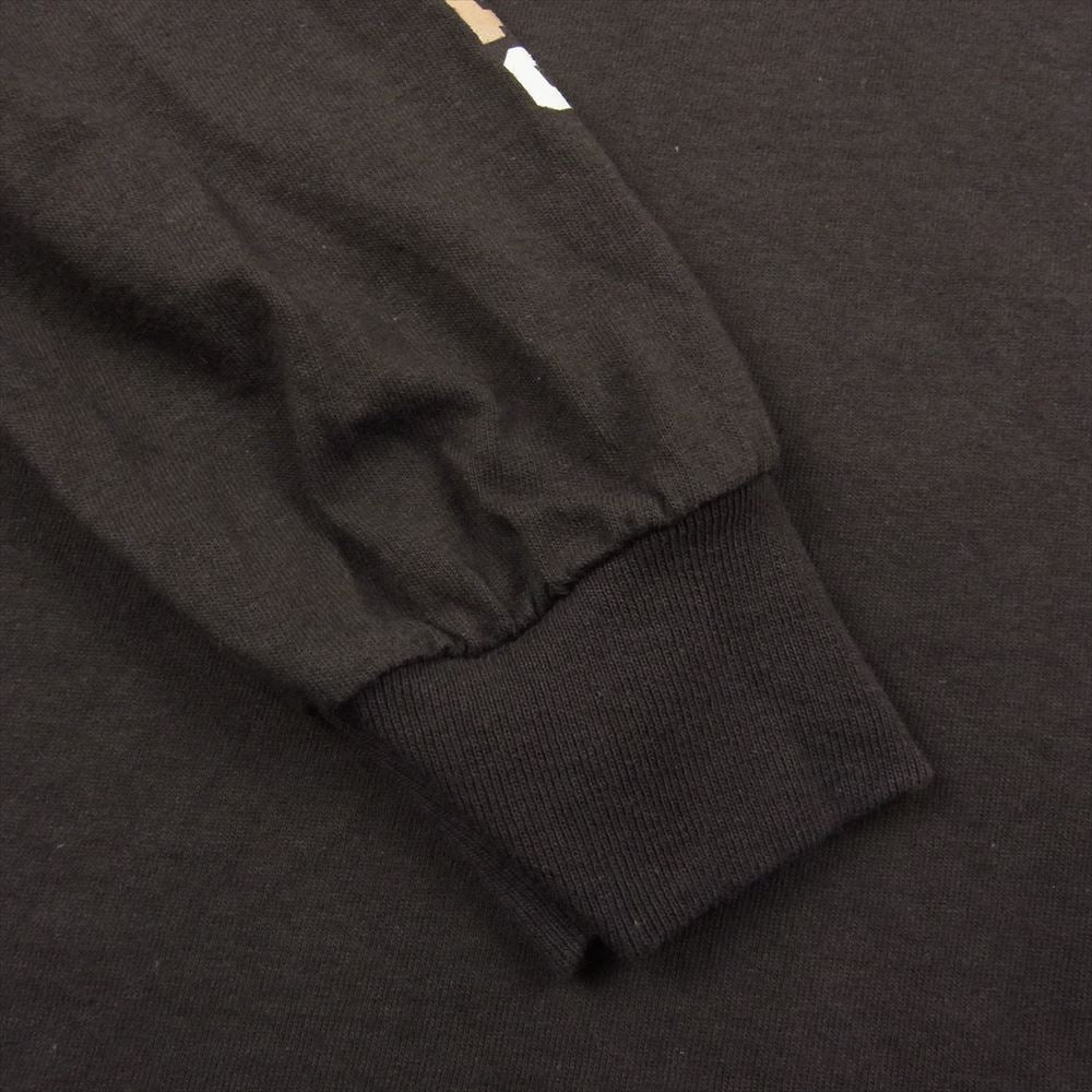 TENDERLOIN テンダーロイン 22SS LONG SLEEVE TEE 2A ロングスリーブ Tシャツ ロンT プリント ブラウン系 M【中古】