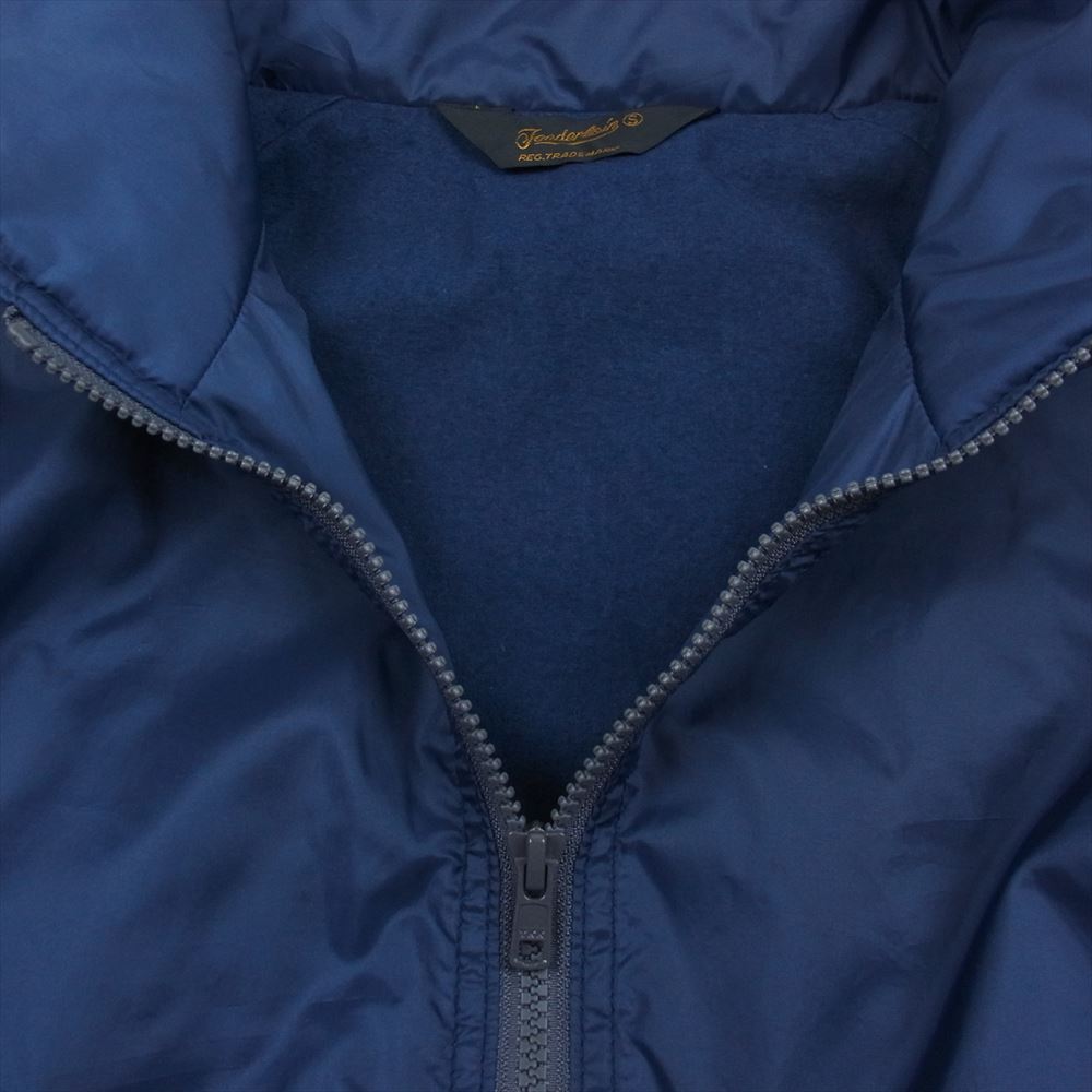TENDERLOIN テンダーロイン 19AW NYLON JKT ナイロン ジャケット リブポケット ロゴ プリント ネイビー系 S【中古】