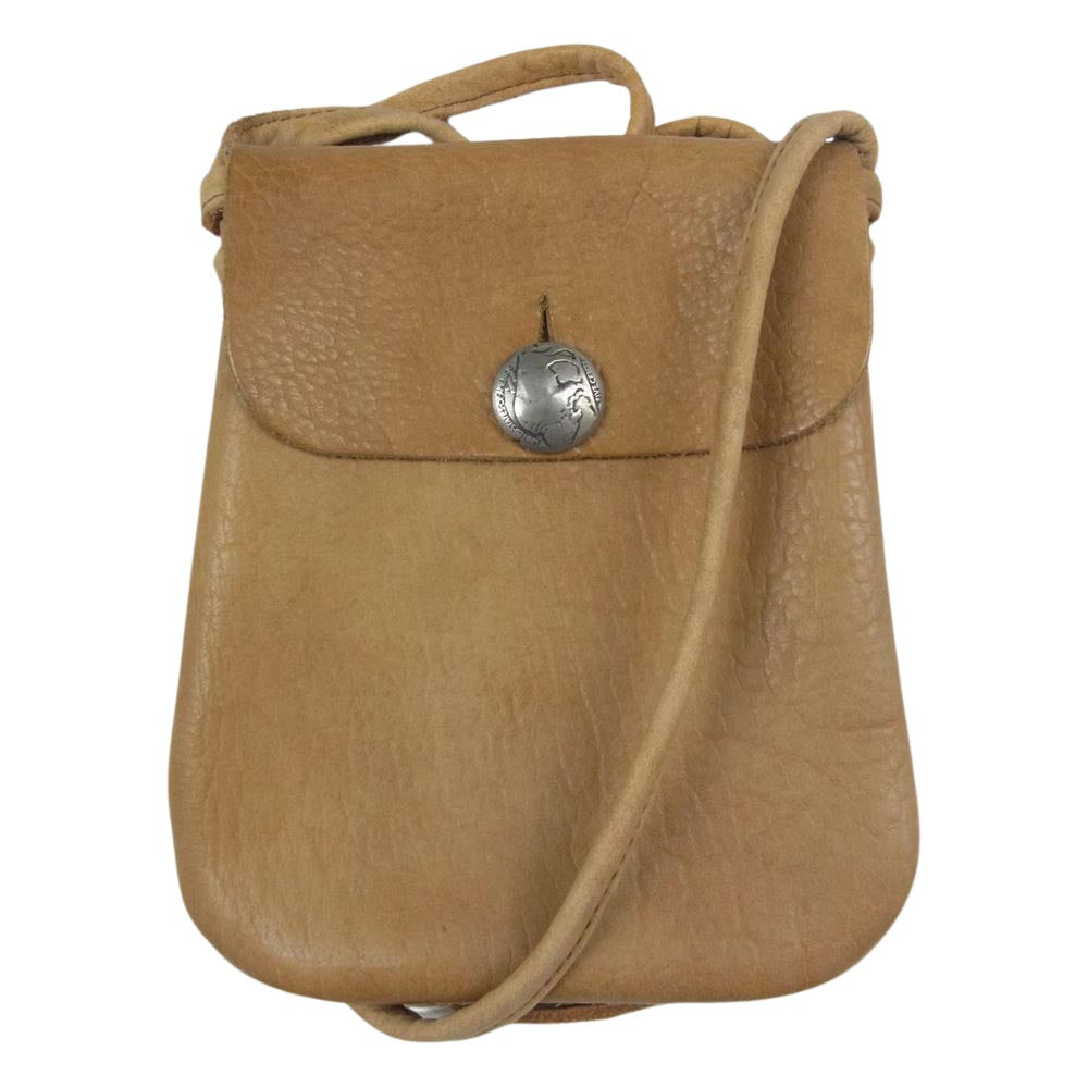 VISVIM ビズビム 20SS 0121303003009 MEDICINE BAG メディスン バッグ レザー ショルダー キャメル系【中古】