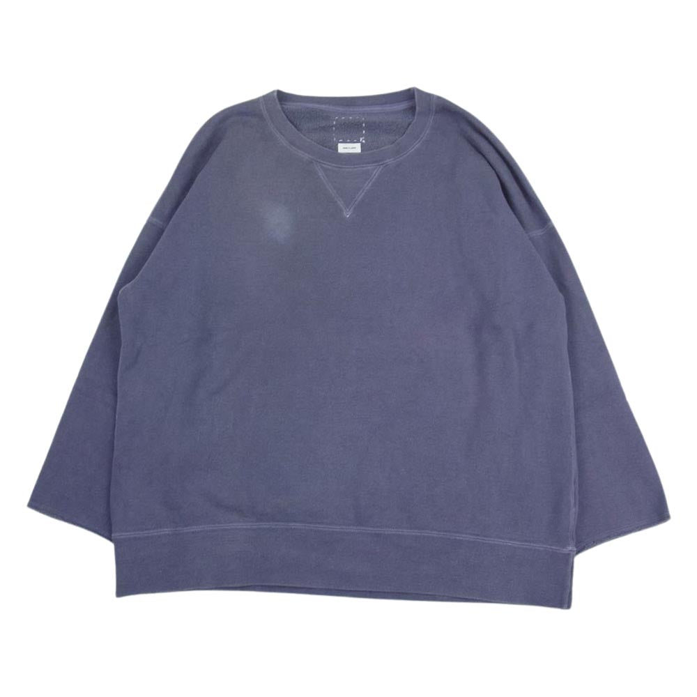 VISVIM ビズビム 23SS 0123105010009 JUMBO SB SWEAT ジャンボ スウェット ベジタブル パープル系 2【中古】