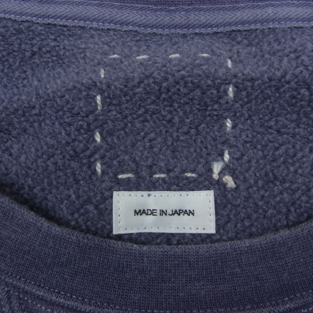 VISVIM ビズビム 23SS 0123105010009 JUMBO SB SWEAT ジャンボ スウェット ベジタブル パープル系 2【中古】