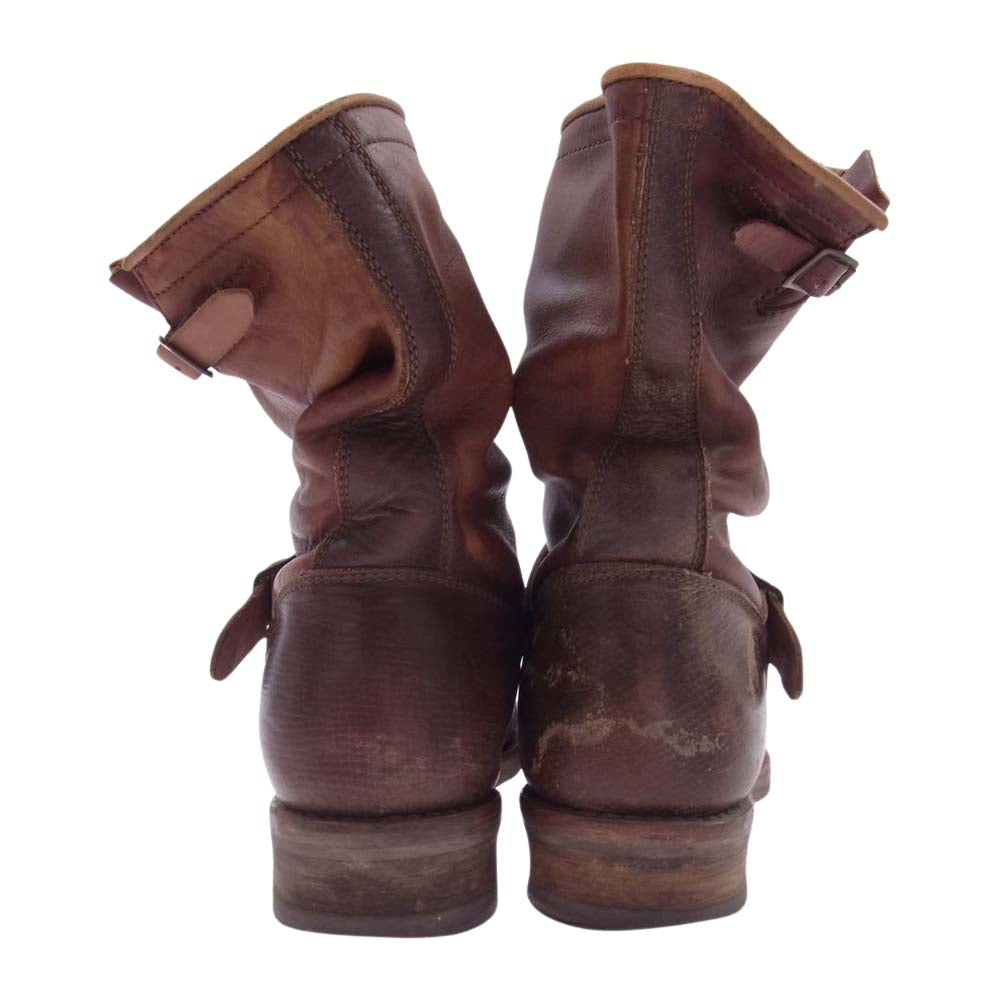 VISVIM ビズビム 22SS 221902002004  T.W.O.BOOTS BROWN エンジニア ブーツ 泥染め ブラウン系 US8(M8)【中古】