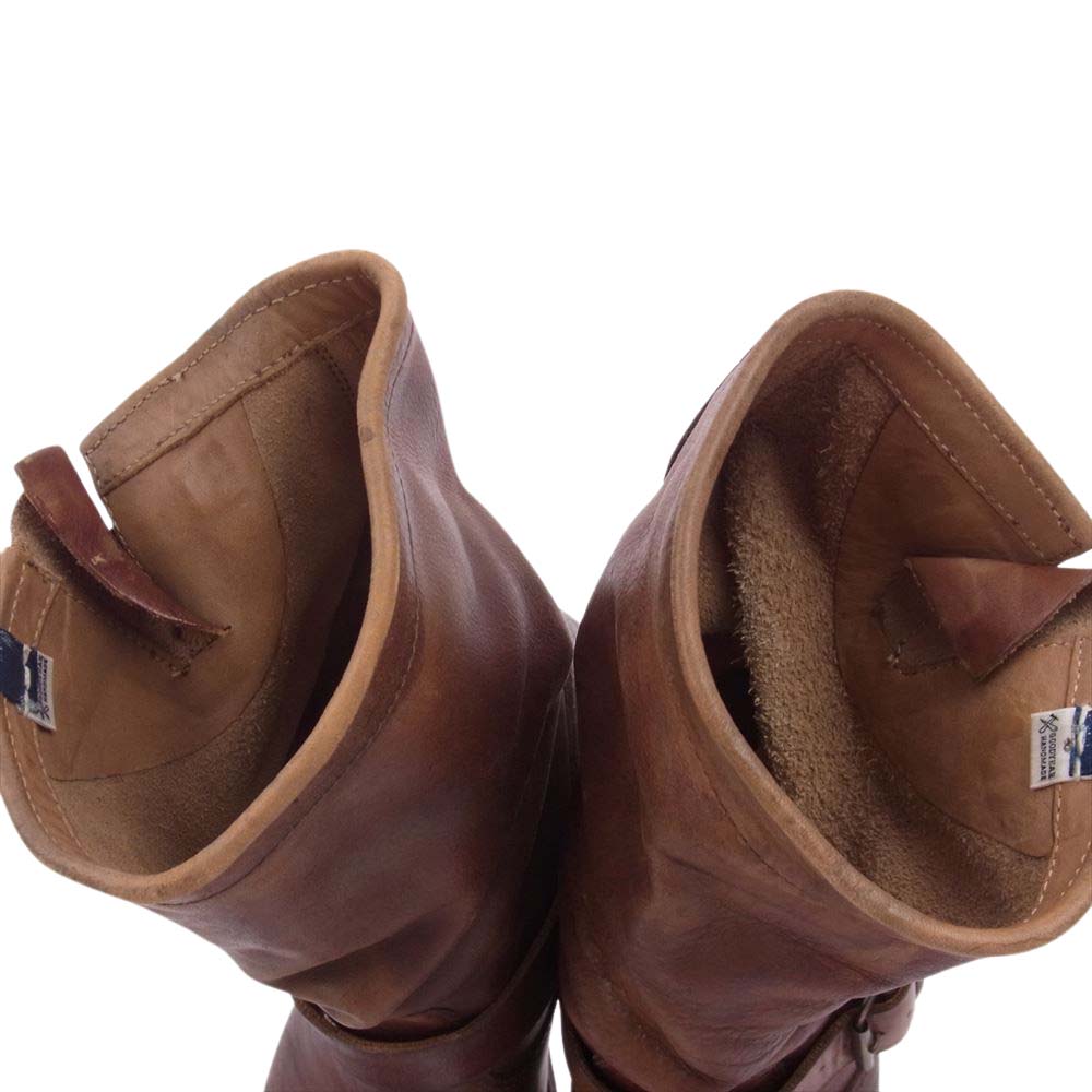 VISVIM ビズビム 22SS 221902002004  T.W.O.BOOTS BROWN エンジニア ブーツ 泥染め ブラウン系 US8(M8)【中古】