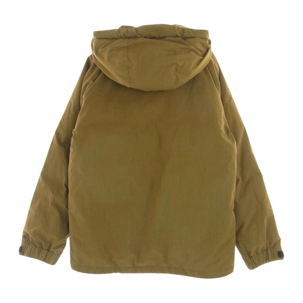 NANGA ナンガ Orange オレンジ 別注 TAKIBI 焚火 AURORA DOWN JACKET オーロラ ダウン ジャケット カーキ系 S【中古】