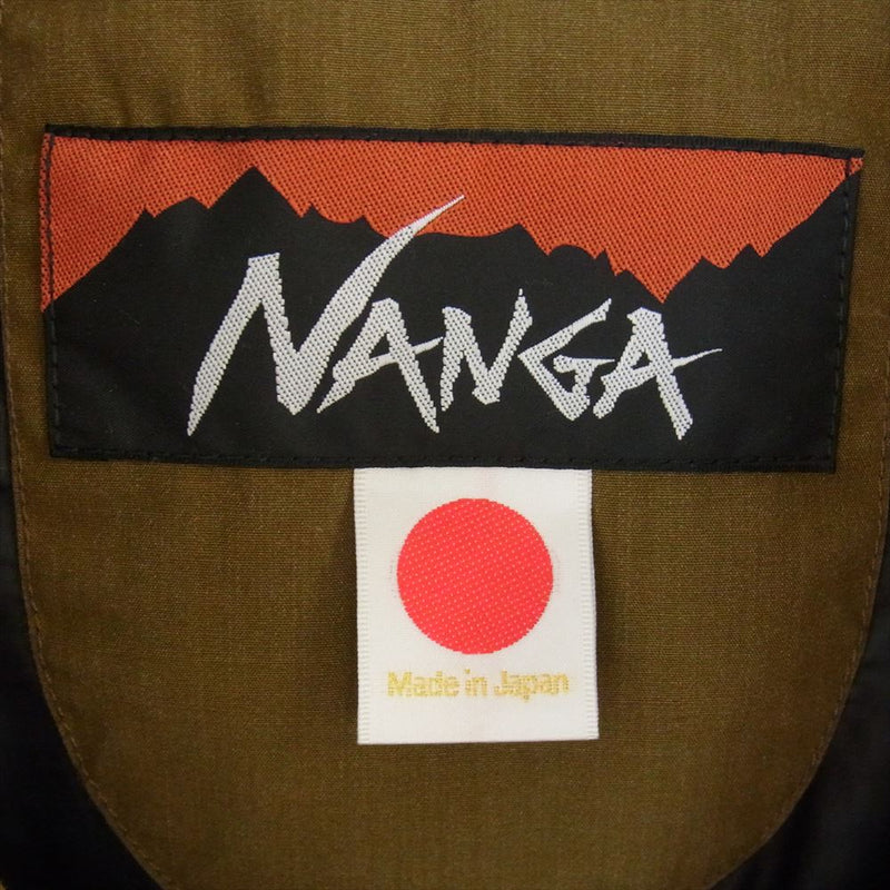 6,929円NANGA ダウンジャケット ロゴ【44】オレンジ