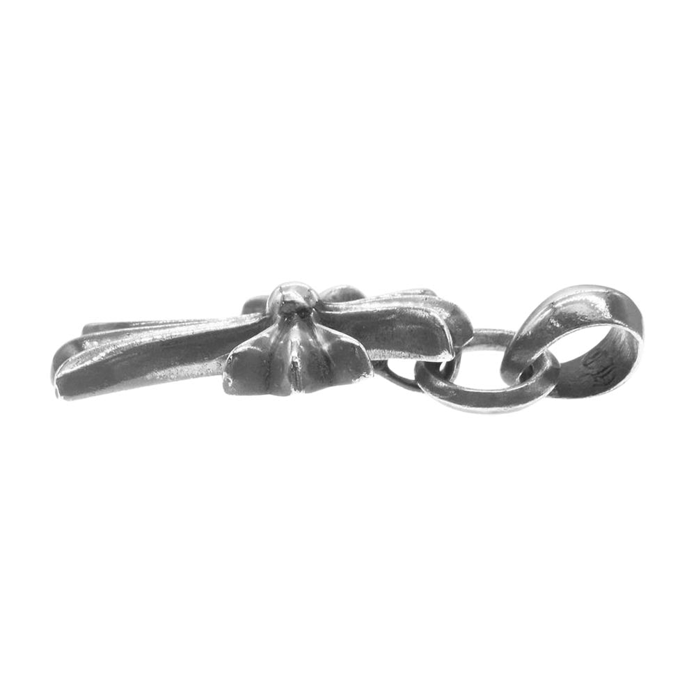 CHROME HEARTS クロムハーツ（原本無） CH CRS SML W BALE スモール CH クロスベイル Wベイル ネックレス トップ シルバー系【中古】