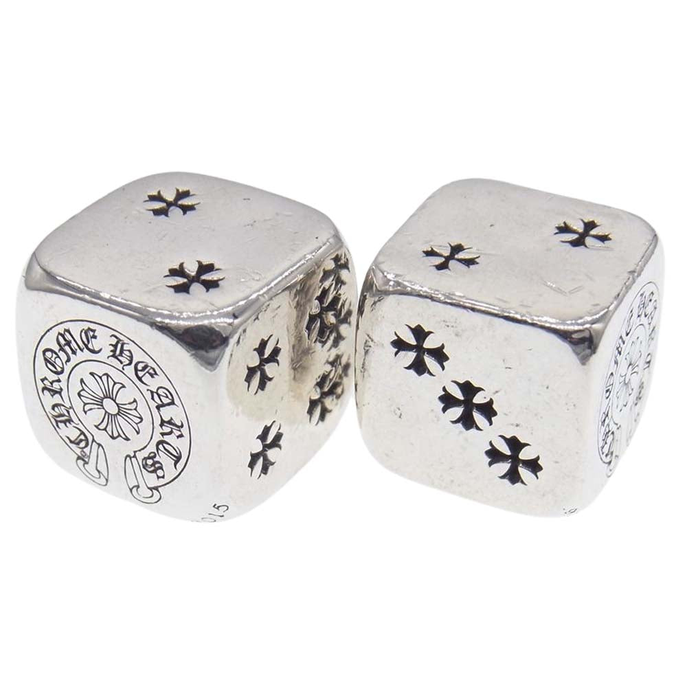 CHROME HEARTS クロムハーツ（原本無） 2015年クリスマスノベルティ シルバー ダイス サイコロ シルバー系【中古】