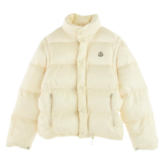 MONCLER モンクレール 220-091-41306-50 VERONE 2WAY ダウンジャケット 茶タグ ジップアップ ナイロン ダウンベスト ダウンジャケット オフホワイト系 1【中古】