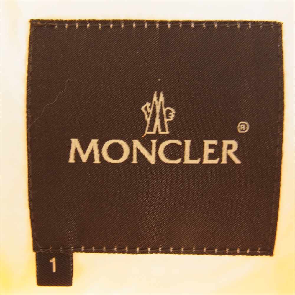 MONCLER モンクレール 220-091-41306-50 VERONE 2WAY ダウンジャケット 茶タグ ジップアップ ナイロン ダウンベスト ダウンジャケット オフホワイト系 1【中古】