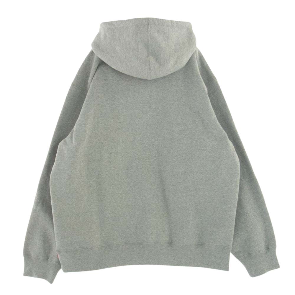 Supreme シュプリーム 2SS Burberry Box Logo Hooded Sweatshirt スウェット パーカー グレー系 L【美品】【中古】
