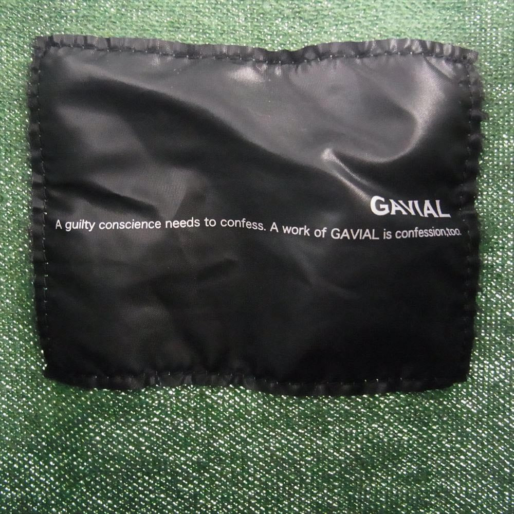 GAVIAL ガヴィル レオパード プリント 半袖 スウェット グリーン系 M【中古】