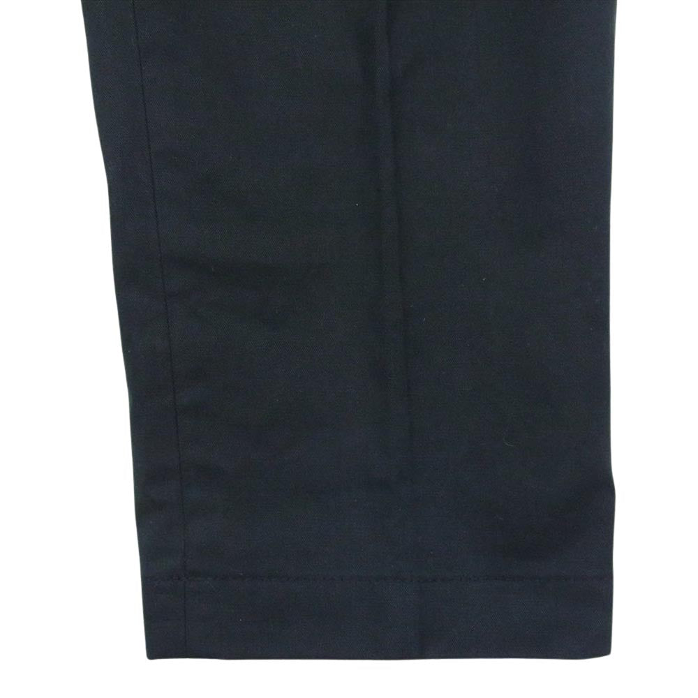 WACKO MARIA ワコマリア Ermenegildo Zegna PLEATED TROUSERS エルメネジルド ゼニア 1タック スラックス パンツ ブラック系 S【中古】