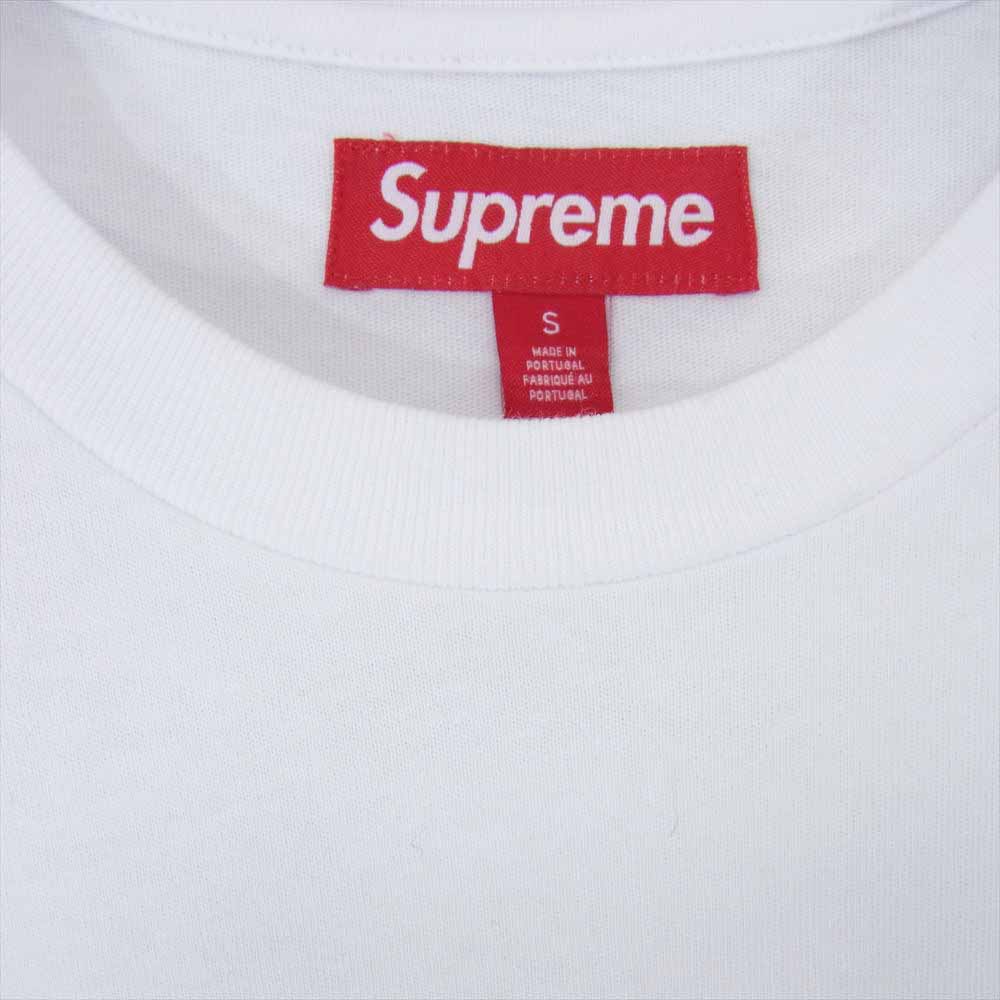 Supreme シュプリーム 22SS Small Box Tee スモール ボックス Tシャツ ロゴ 半袖 ホワイト系 S【極上美品】【中古】