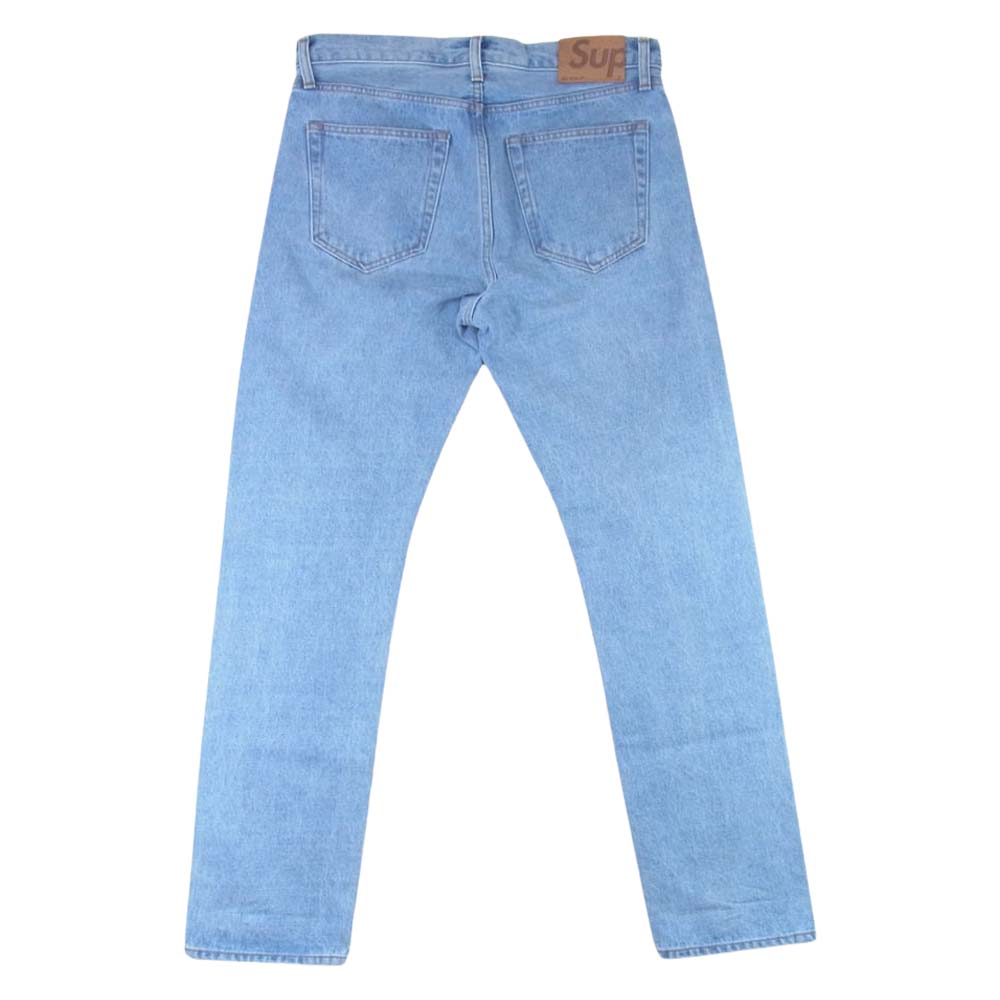 Supreme シュプリーム 23AW Stone Washed Slim Selvedge Jean ストーン ウォッシュド スリム セルビッジ ジーンズ デニム パンツ インディゴブルー系 30【極上美品】【中古】