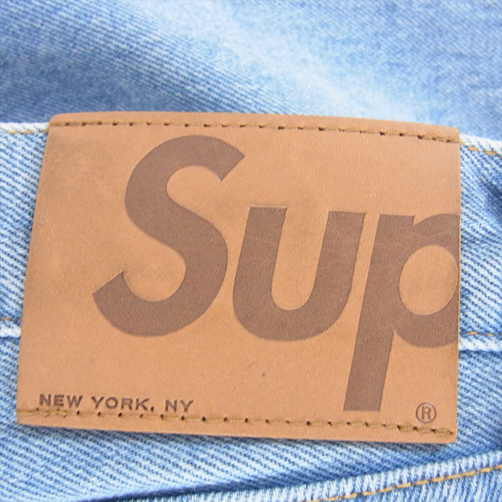 Supreme シュプリーム 23AW Stone Washed Slim Selvedge Jean ストーン ウォッシュド スリム セルビッジ ジーンズ デニム パンツ インディゴブルー系 30【極上美品】【中古】