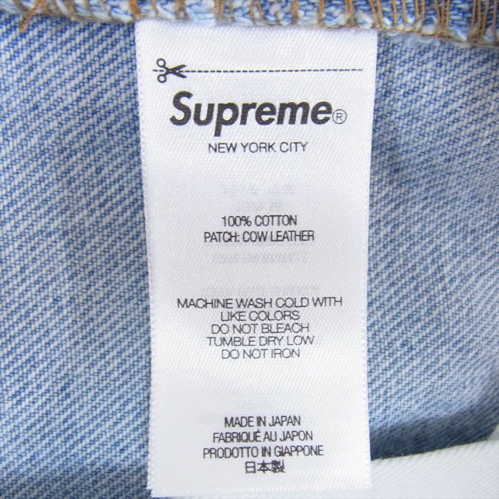 Supreme シュプリーム 23AW Stone Washed Slim Selvedge Jean ストーン ウォッシュド スリム セルビッジ ジーンズ デニム パンツ インディゴブルー系 30【極上美品】【中古】
