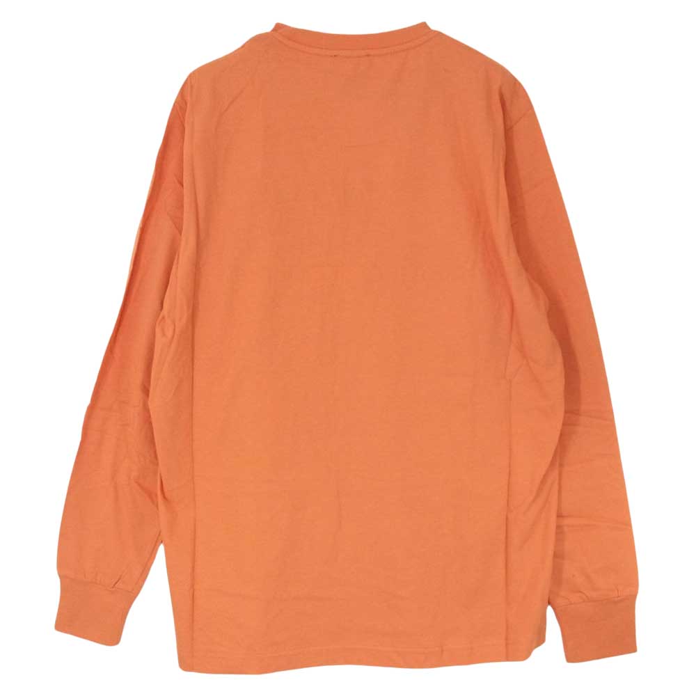 DIESEL ディーゼル ロングスリーブ 長袖 Tシャツ カットソー オレンジ系 S【極上美品】【中古】