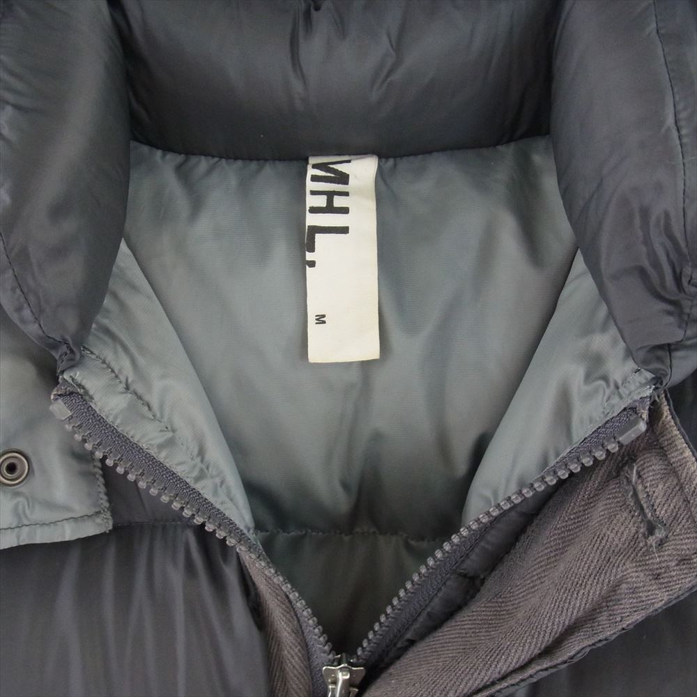 MARGARET HOWELL マーガレットハウエル MHL フード付き ダウン ジャケット グレー系 M【中古】