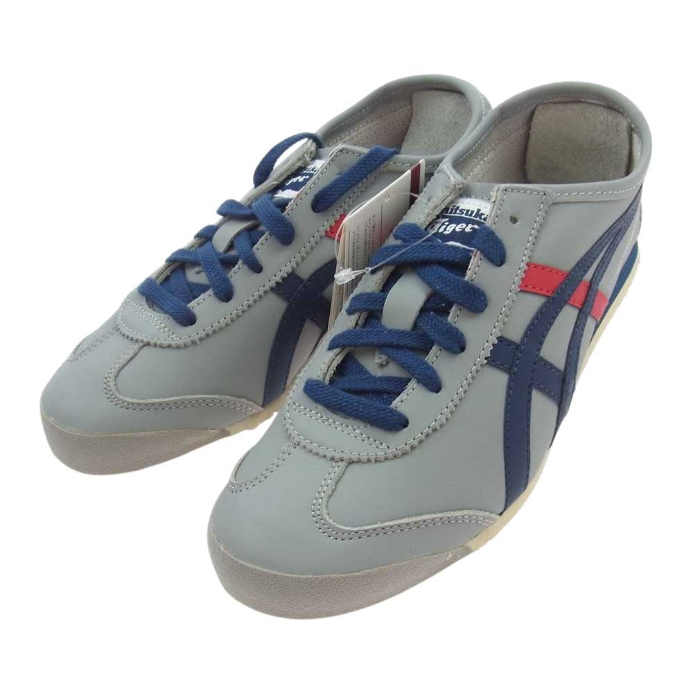 ONITSUKA TIGER オニツカタイガー TH4J2L   MEXICO 66  メキシコ スニーカー グレー系 25cm【新古品】【未使用】【中古】